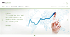 Desktop Screenshot of eris-pharma.com